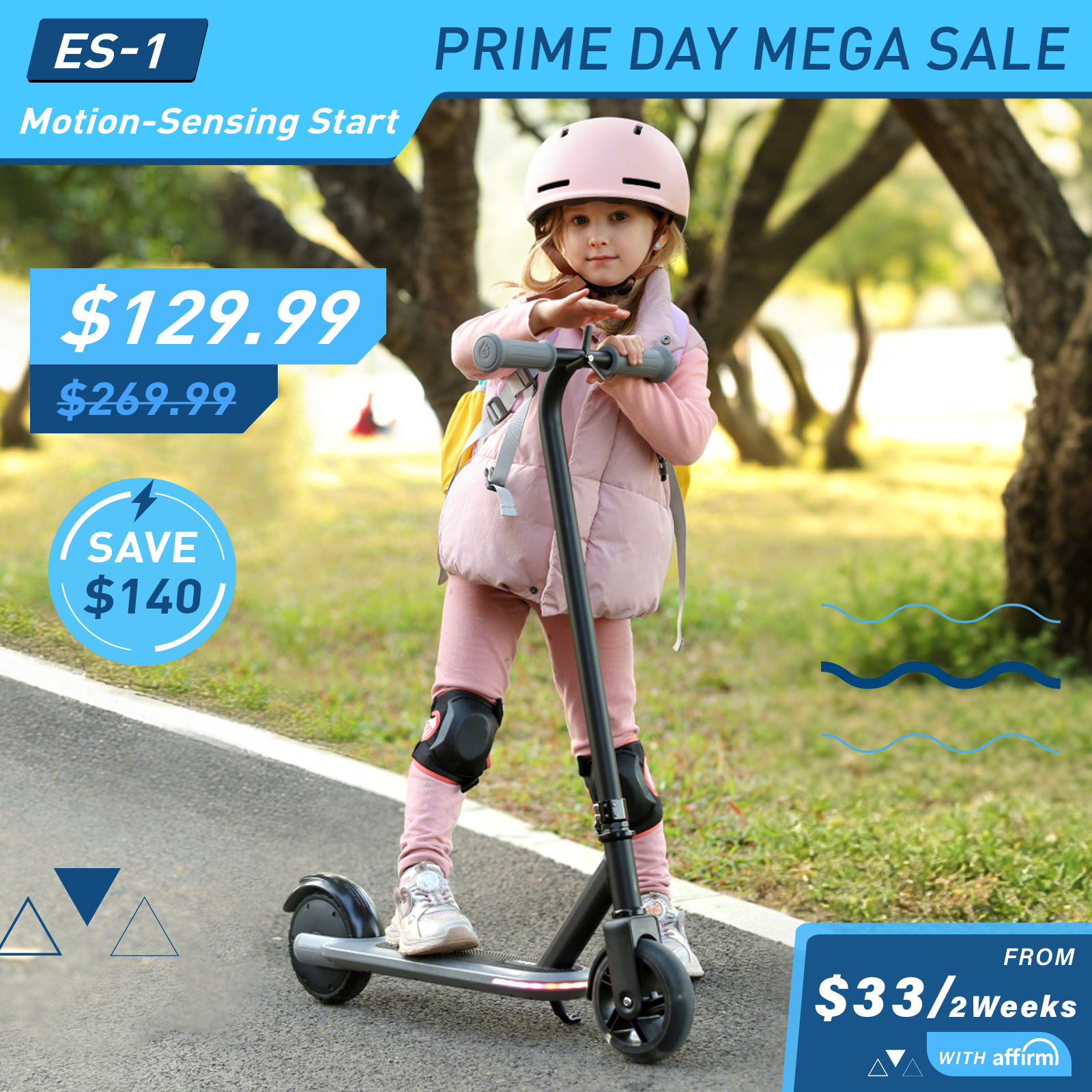 Hiboy ES-1 Refurbished Electric Scooter for Kids Aged 4-10